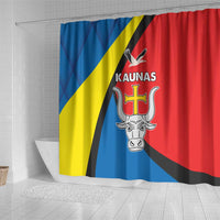 Lithuania Kaunas County Shower Curtain Kauno Apskritis Coat of Arms LT17 - Wonder Print Shop