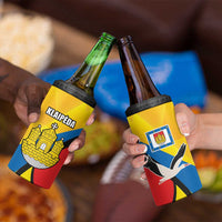 Lithuania Klaipėda Country 4 in 1 Can Cooler Tumbler Coat of Arms of Klaipėda Country LT17