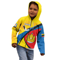 Lithuania Klaipeda Country Kid Hoodie Klaipedos Apskritis Coat of Arms - Wonder Print Shop