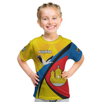 Lithuania Klaipeda Country Kid T Shirt Klaipedos Apskritis Coat of Arms - Wonder Print Shop