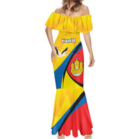 Lithuania Klaipeda Country Mermaid Dress Klaipedos Apskritis Coat of Arms - Wonder Print Shop