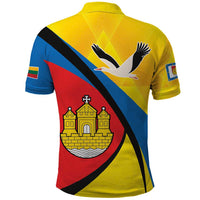 Lithuania Klaipeda Country Polo Shirt Klaipedos Apskritis Coat of Arms - Wonder Print Shop