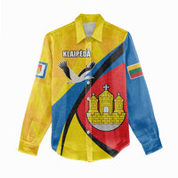 Lithuania Klaipeda Country Women Casual Shirt Klaipedos Apskritis Coat of Arms - Wonder Print Shop