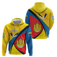 Lithuania Klaipeda Country Zip Hoodie Klaipedos Apskritis Coat of Arms - Wonder Print Shop
