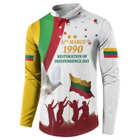Lithuania Restoration of Independence Day Button Sweatshirt 11th March 1990