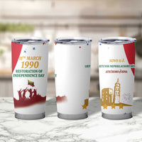 Lithuania Restoration of Independence Day Tumbler Cup 11th March 1990 LT17 - Wonder Print Shop