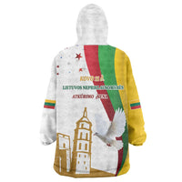 Lithuania Restoration of Independence Day Wearable Blanket Hoodie 11th March 1990 LT17 - Wonder Print Shop