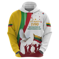 Lithuania Restoration of Independence Day Zip Hoodie 11th March 1990 LT17 - Wonder Print Shop