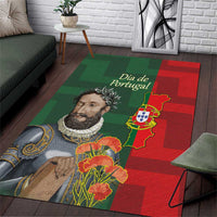 Portugal Day 10th June Area Rug Luis de Camoes Dia da Portugal