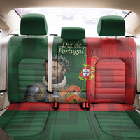 Portugal Day 10th June Back Car Seat Cover Luis de Camoes Dia da Portugal
