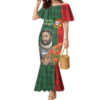 Portugal Day 10th June Family Matching Mermaid Dress and Hawaiian Shirt Luis de Camoes Dia da Portugal