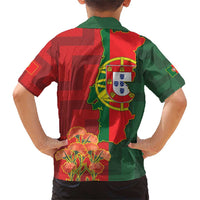 Portugal Day 10th June Family Matching Short Sleeve Bodycon Dress and Hawaiian Shirt Luis de Camoes Dia da Portugal