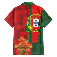 Portugal Day 10th June Family Matching Short Sleeve Bodycon Dress and Hawaiian Shirt Luis de Camoes Dia da Portugal