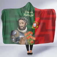 Portugal Day 10th June Hooded Blanket Luis de Camoes Dia da Portugal