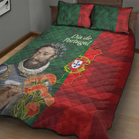 Portugal Day 10th June Quilt Bed Set Luis de Camoes Dia da Portugal