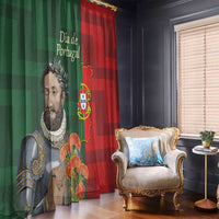 Portugal Day 10th June Window Curtain Luis de Camoes Dia da Portugal