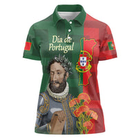 Portugal Day 10th June Women Polo Shirt Luis de Camoes Dia da Portugal