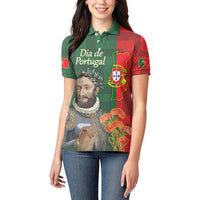 Portugal Day 10th June Women Polo Shirt Luis de Camoes Dia da Portugal