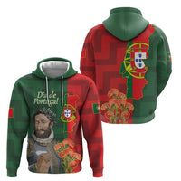 Portugal Day 10th June Zip Hoodie Luis de Camoes Dia da Portugal