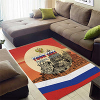 Personalized Russia Day 12th June Area Rug Red Square Moscow