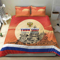 Personalized Russia Day 12th June Bedding Set Red Square Moscow
