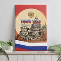 Personalized Russia Day 12th June Canvas Wall Art Red Square Moscow