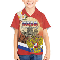 Personalized Russia Day 12th June Family Matching Long Sleeve Bodycon Dress and Hawaiian Shirt Red Square Moscow