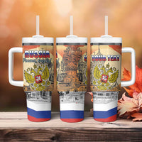 Personalized Russia Day 12th June Tumbler With Handle Red Square Moscow