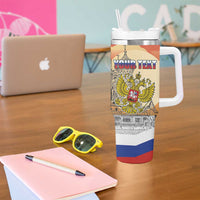 Personalized Russia Day 12th June Tumbler With Handle Red Square Moscow