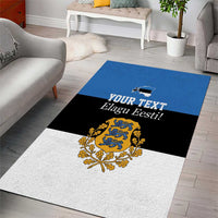 Personalized Estonia Flag Day 4 June Area Rug Elagu Esti!