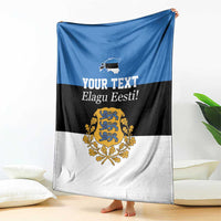 Personalized Estonia Flag Day 4 June Blanket Elagu Esti!