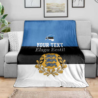 Personalized Estonia Flag Day 4 June Blanket Elagu Esti!