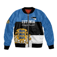 Personalized Estonia Flag Day 4 June Bomber Jacket Elagu Esti!