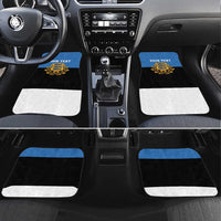 Personalized Estonia Flag Day 4 June Car Mats Elagu Esti!