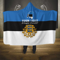 Personalized Estonia Flag Day 4 June Hooded Blanket Elagu Esti!