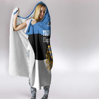 Personalized Estonia Flag Day 4 June Hooded Blanket Elagu Esti!