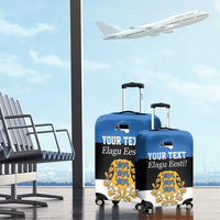 Personalized Estonia Flag Day 4 June Luggage Cover Elagu Esti!