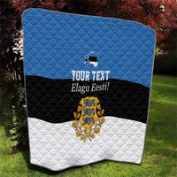 Personalized Estonia Flag Day 4 June Quilt Elagu Esti!