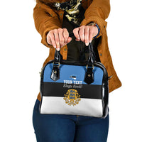 Personalized Estonia Flag Day 4 June Shoulder Handbag Elagu Esti!
