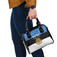 Personalized Estonia Flag Day 4 June Shoulder Handbag Elagu Esti!