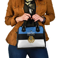Personalized Estonia Flag Day 4 June Shoulder Handbag Elagu Esti!