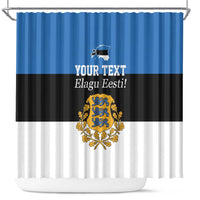 Personalized Estonia Flag Day 4 June Shower Curtain Elagu Esti!