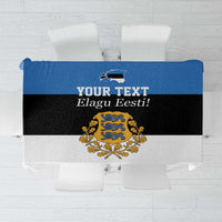 Personalized Estonia Flag Day 4 June Tablecloth Elagu Esti!