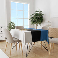 Personalized Estonia Flag Day 4 June Tablecloth Elagu Esti!