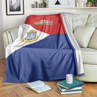 Personalized Sint Maarten Flag day Blanket Semper progrediens Flag Style