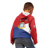 Personalized Sint Maarten Flag day Kid Hoodie Semper progrediens Flag Style