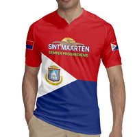 Personalized Sint Maarten Flag day Rugby Jersey Semper progrediens Flag Style