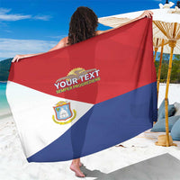 Personalized Sint Maarten Flag day Sarong Semper progrediens Flag Style