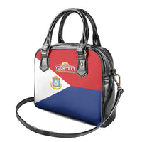Personalized Sint Maarten Flag day Shoulder Handbag Semper progrediens Flag Style