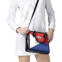 Personalized Sint Maarten Flag day Shoulder Handbag Semper progrediens Flag Style